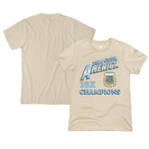 Argentina National Team 1863FC 16-Time Copa America Champions T-Shirt Cream