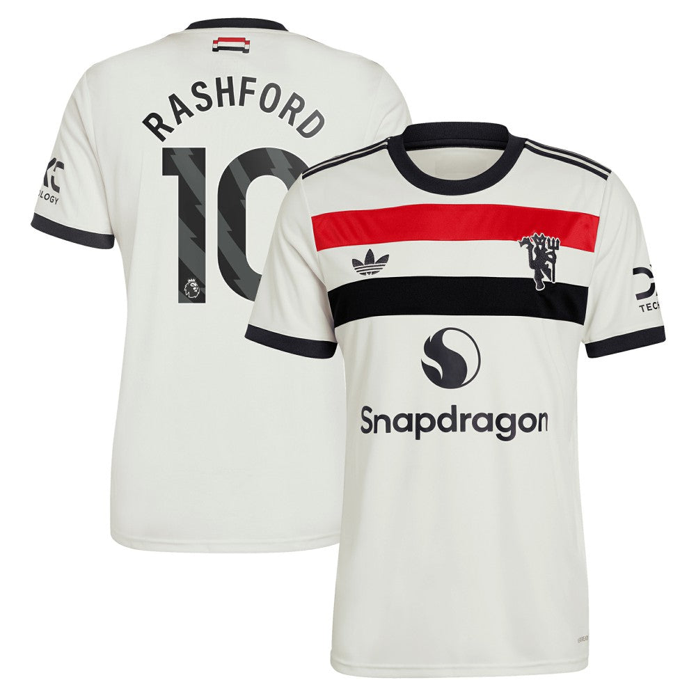 Marcus Rashford Manchester United Originals 2024/25 Third Replica Jersey Cream - Adidas