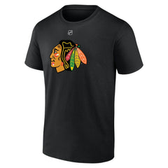 Teuvo Teravainen Chicago Blackhawks Fanatics Authentic Stack Name & Number T-Shirt - Black - NHL 202015348