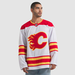 Calgary Flames Fanatics Away Premium Jersey - White - NHL 202015680