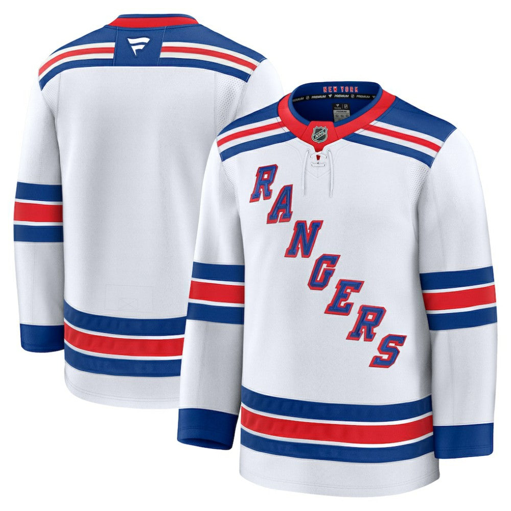 New York Rangers Fanatics Away Premium Jersey - White - NHL 202015727