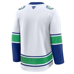 Vancouver Canucks Fanatics Away Premium Jersey - White - NHL 202015732