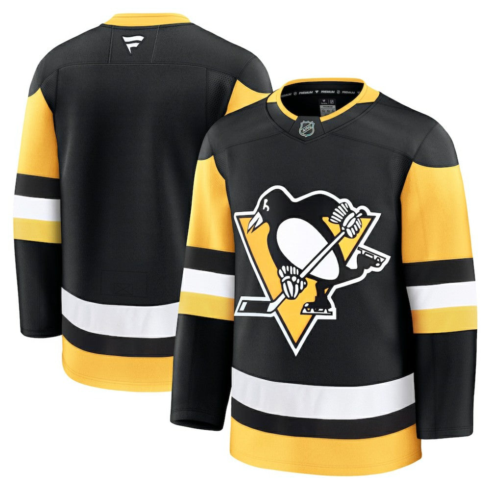 Pittsburgh Penguins Fanatics Home Premium Jersey - Black - NHL 202015753