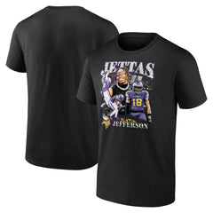 Fanatics Justin Jefferson Minnesota Vikings Notorious Player Graphic T-Shirt Black