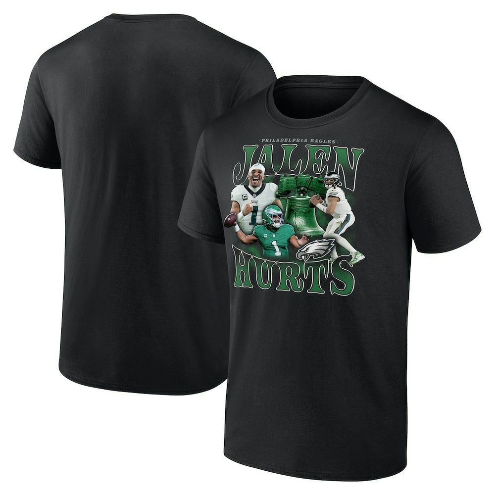 Fanatics Jalen Hurts Philadelphia Eagles Notorious Player Graphic T-Shirt Black