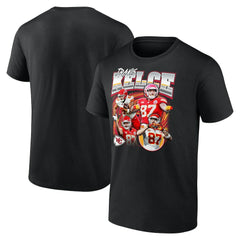 Fanatics Travis Kelce Kansas City Chiefs Notorious Player Graphic T-Shirt Black