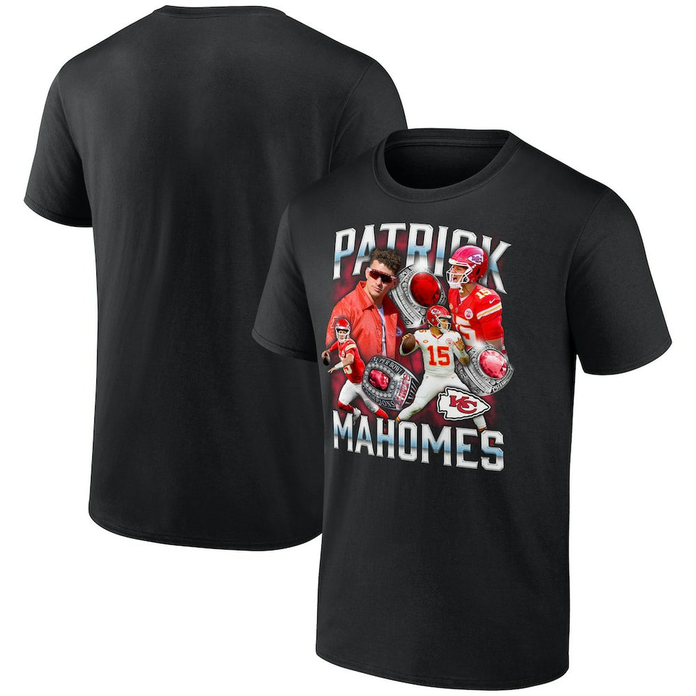 Fanatics Patrick Mahomes Kansas City Chiefs Notorious Player Graphic T-Shirt Black