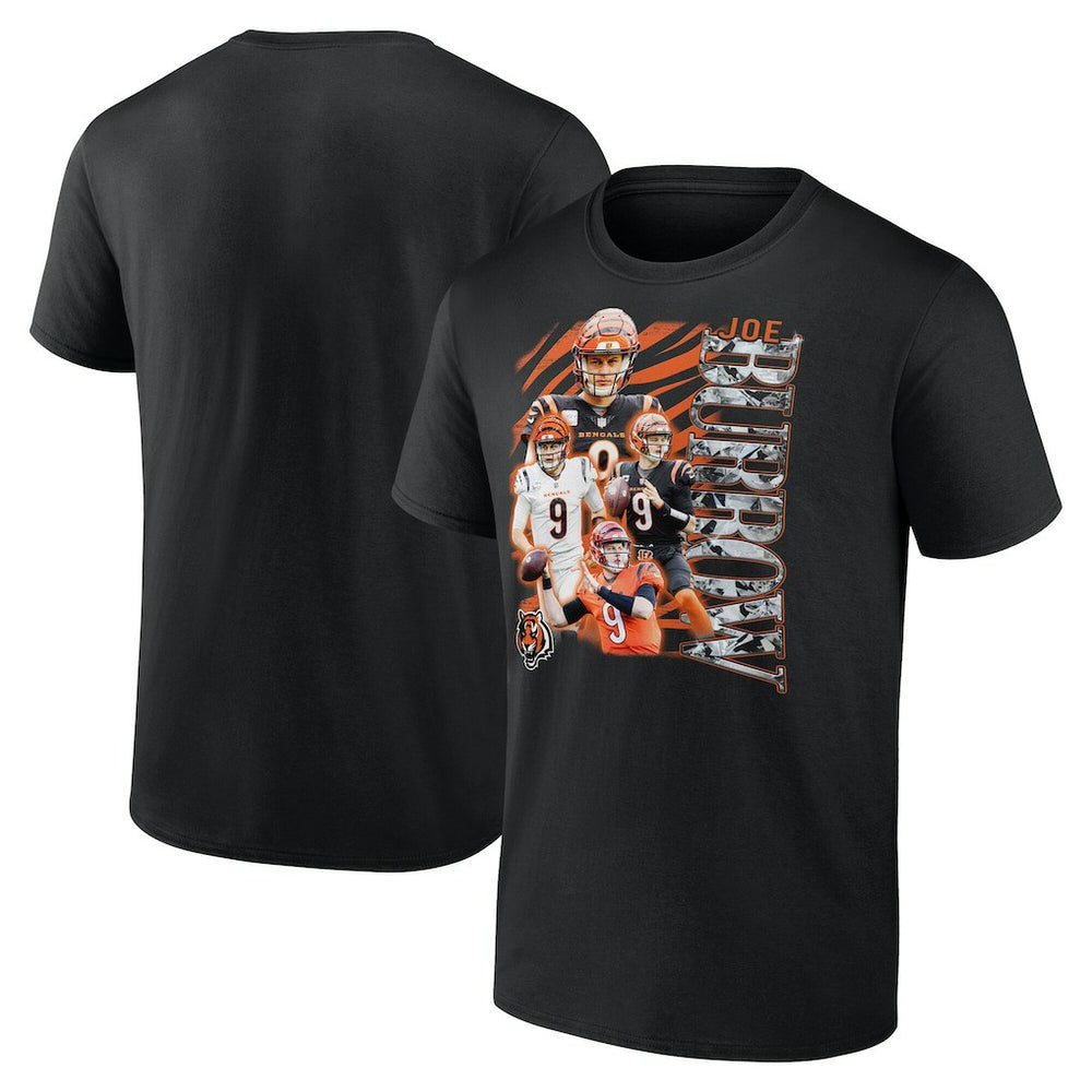 Fanatics Joe Burrow Cincinnati Bengals Notorious Player Graphic T-Shirt Black