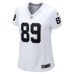 Nike Brock Bowers Las Vegas Raiders Women's Game Jersey White
