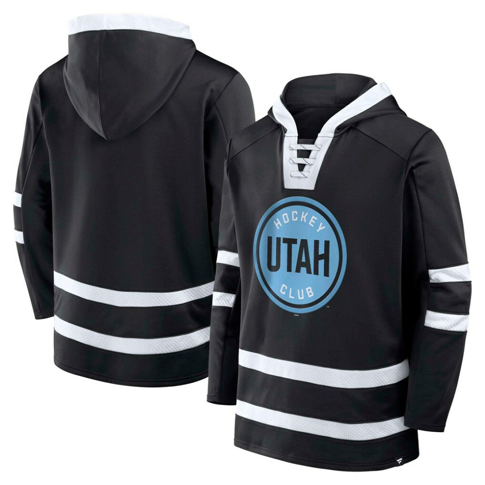 Utah Mammoth Fanatics Inside Line Pullover Hoodie - Black - NHL 202032881