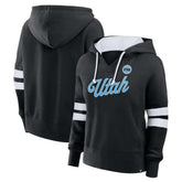 Utah Mammoth Fanatics Women's Oversized Seize V-Neck Pullover Hoodie - Black - NHL 202032882
