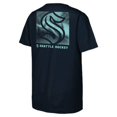 Seattle Kraken Youth Atmosphere T-Shirt - Navy - NHL 202034678