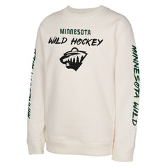 Minnesota Wild Youth Star Power Pullover Sweatshirt - Cream - NHL 202034691