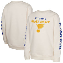 St. Louis Blues Youth Star Power Pullover Sweatshirt - Cream - NHL 202034695