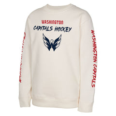 Washington Capitals Youth Star Power Pullover Sweatshirt - Cream - NHL 202034697