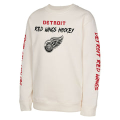 Detroit Red Wings Youth Star Power Pullover Sweatshirt - Cream - NHL 202034706