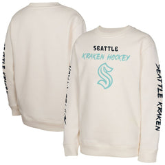 Seattle Kraken Youth Star Power Pullover Sweatshirt - Cream - NHL 202034707