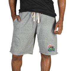 Baltimore Ravens Concepts Sport Mainstream Tri-Blend Shorts Gray