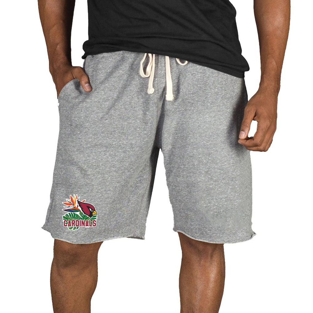 Arizona Cardinals Concepts Sport Mainstream Tri-Blend Shorts Gray