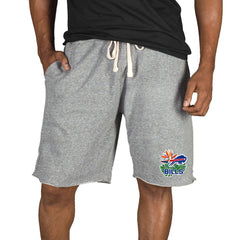 Buffalo Bills Concepts Sport Mainstream Tri-Blend Shorts Gray