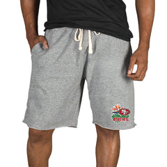 San Francisco 49ers Concepts Sport Mainstream Tri-Blend Shorts Gray