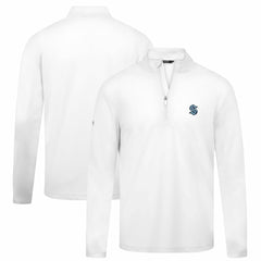 Seattle Kraken Levelwear Heron Insignia Core Quarter-Zip Jacket - White - NHL 202038689