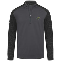 Minnesota Wild Levelwear Aztec Insignia Core Quarter-Zip Pullover Top - Charcoal - NHL 202038728