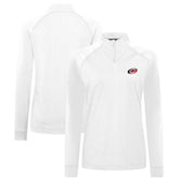 Carolina Hurricanes Levelwear Women's Amethyst Insignia Core Quarter-Zip Jacket - White - NHL 202038760