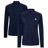 Winnipeg Jets Levelwear Women's Amethyst Insignia Core Quarter-Zip Jacket - Navy - NHL 202038768