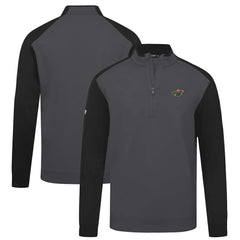 Minnesota Wild Levelwear Bayou Insignia Core Quarter-Zip Pullover Top - Charcoal - NHL 202038806