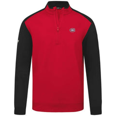 Montreal Canadiens Levelwear Bayou Insignia Core Quarter-Zip Pullover Top - Red - NHL 202038809