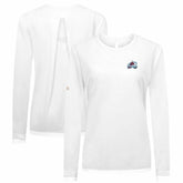 Colorado Avalanche Levelwear Women's Sequoia Primary Logo Long Sleeve T-Shirt - White - NHL 202038913