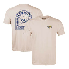 Nashville Predators Levelwear Richmond Stained Glass T-Shirt - Khaki - NHL 202038972