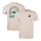 Minnesota Wild Levelwear Richmond Stained Glass T-Shirt - Khaki - NHL 202038975