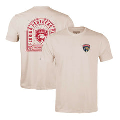 Florida Panthers Levelwear Richmond Stained Glass T-Shirt - Khaki - NHL 202038977