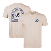 Tampa Bay Lightning Levelwear Richmond Stained Glass T-Shirt - Khaki - NHL 202038978