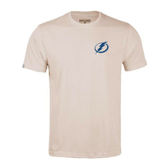 Tampa Bay Lightning Levelwear Richmond Stained Glass T-Shirt - Khaki - NHL 202038978