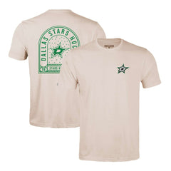 Dallas Stars Levelwear Richmond Stained Glass T-Shirt - Khaki - NHL 202038980