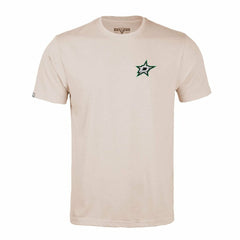 Dallas Stars Levelwear Richmond Stained Glass T-Shirt - Khaki - NHL 202038980
