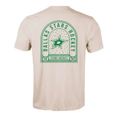Dallas Stars Levelwear Richmond Stained Glass T-Shirt - Khaki - NHL 202038980