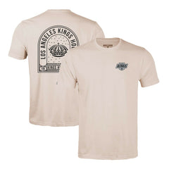 Los Angeles Kings Levelwear Richmond Stained Glass T-Shirt - Khaki - NHL 202038981