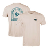 San Jose Sharks Levelwear Richmond Stained Glass T-Shirt - Khaki - NHL 202038982