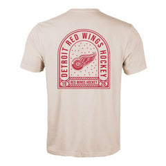 Detroit Red Wings Levelwear Richmond Stained Glass T-Shirt - Khaki - NHL 202038988