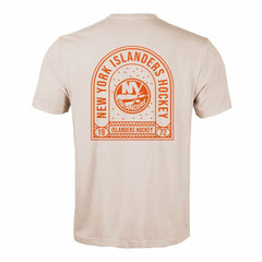 New York Islanders Levelwear Richmond Stained Glass T-Shirt - Khaki - NHL 202038989