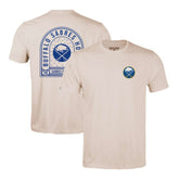 Buffalo Sabres Levelwear Richmond Stained Glass T-Shirt - Khaki - NHL 202038991