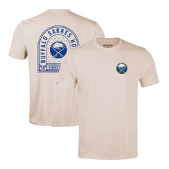 Buffalo Sabres Levelwear Richmond Stained Glass T-Shirt - Khaki - NHL 202038991