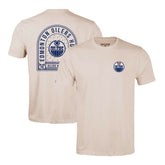 Edmonton Oilers Levelwear Richmond Stained Glass T-Shirt - Khaki - NHL 202038997