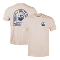 Edmonton Oilers Levelwear Richmond Stained Glass T-Shirt - Khaki - NHL 202038997