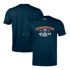 Edmonton Oilers Levelwear Richmond Ice Wall T-Shirt - Navy - NHL 202039011