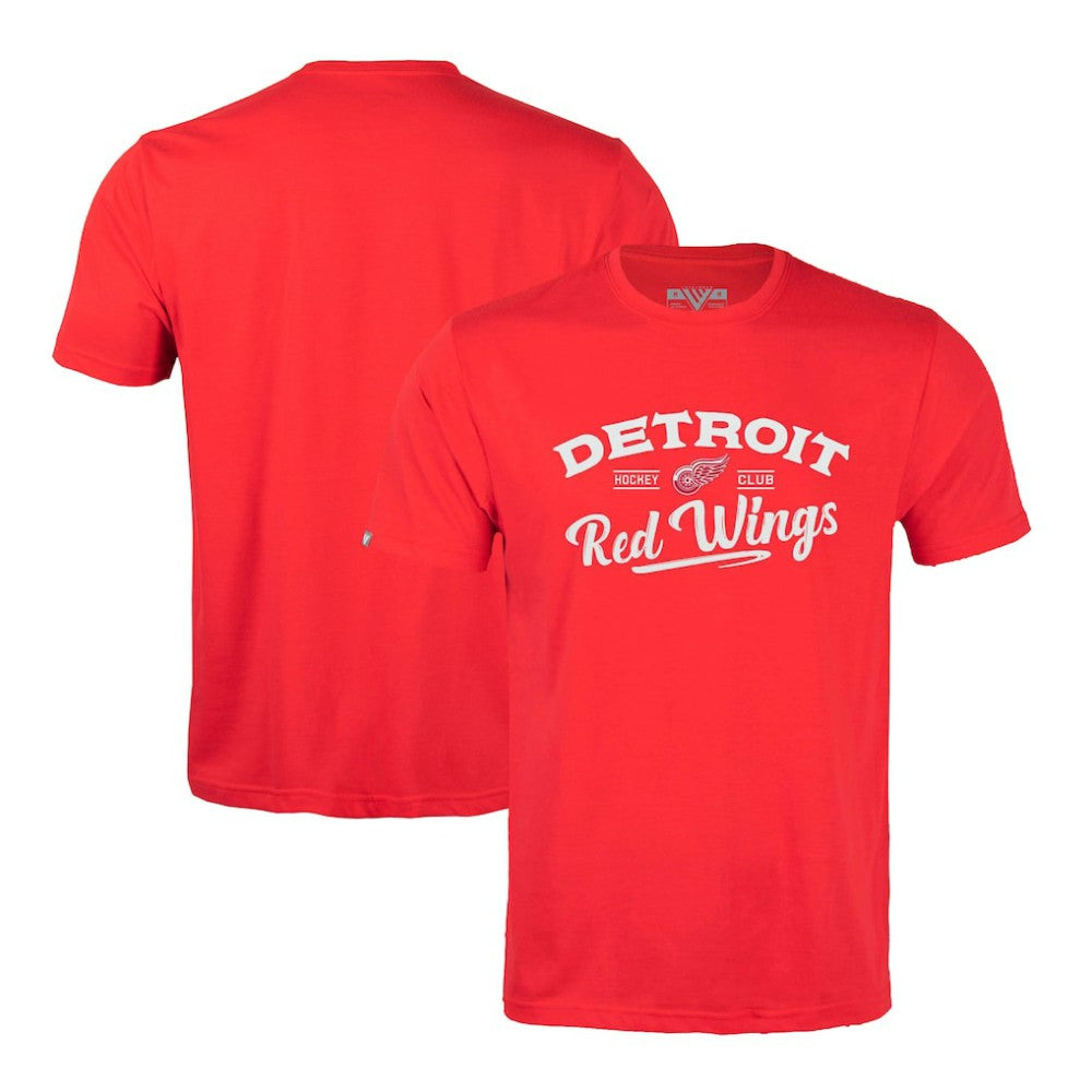 Detroit Red Wings Levelwear Richmond Ice Wall T-Shirt - Red - NHL 202039013